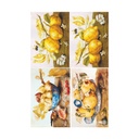 Набор декупажных карт Натюрморты с лимонами, грушами и айвой, 5 листов, формат А3