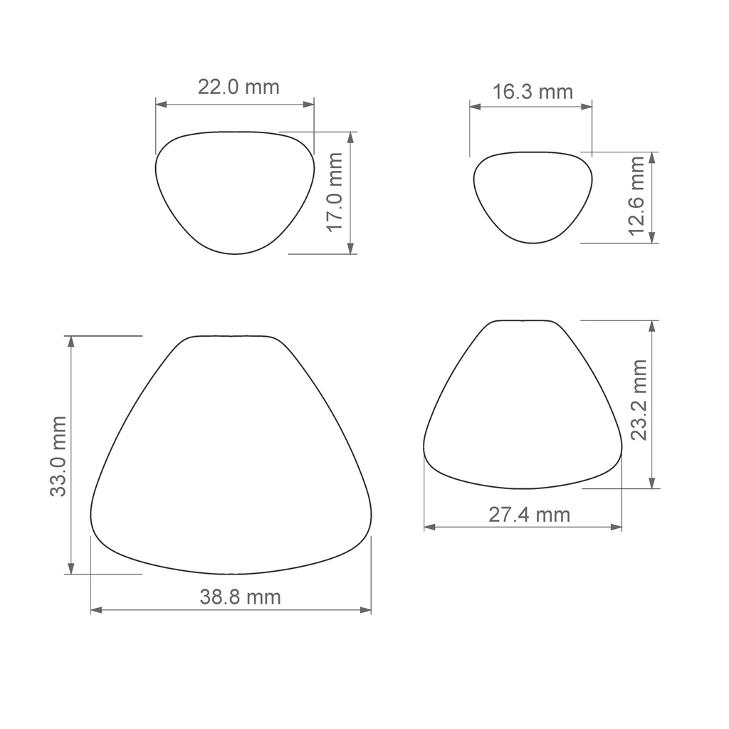 Каттеры (вырубка) для украшений &quot;Трапеция&quot;