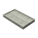 Силиконовый молд (форма) поднос для отливок из гипса, бетона, эпоксидной смолы