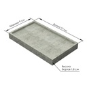 Силиконовый молд (форма) поднос для отливок из гипса, бетона, эпоксидной смолы