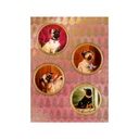 Набор декупажных карт Винтажные портреты собак, 5 листов, формат А4