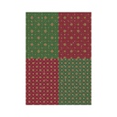 Набор декупажных карт Звезды на красном и зеленом, 5 листов, формат А4