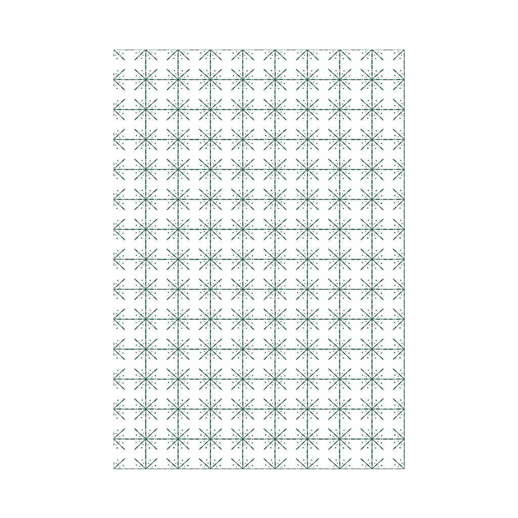 Набор декупажных карт Фон разноцветные снежинки, 5 листов, формат А4