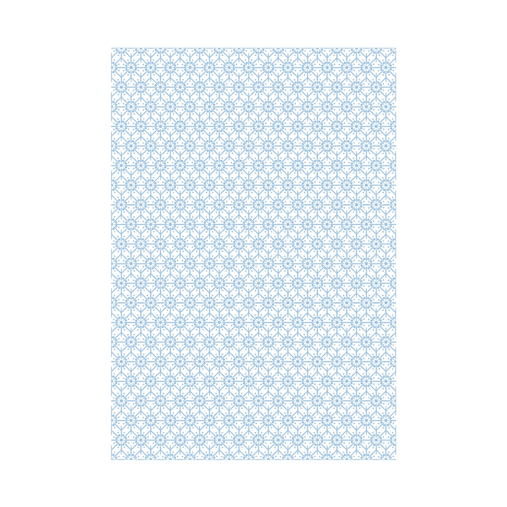 Набор декупажных карт Фон из снежинок, 5 листов, формат А4