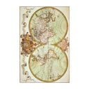 Набор декупажных карт Старая карта, 5 листов, формат А4
