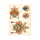 Набор декупажных карт Коллекция гербов, 5 листов, формат А4