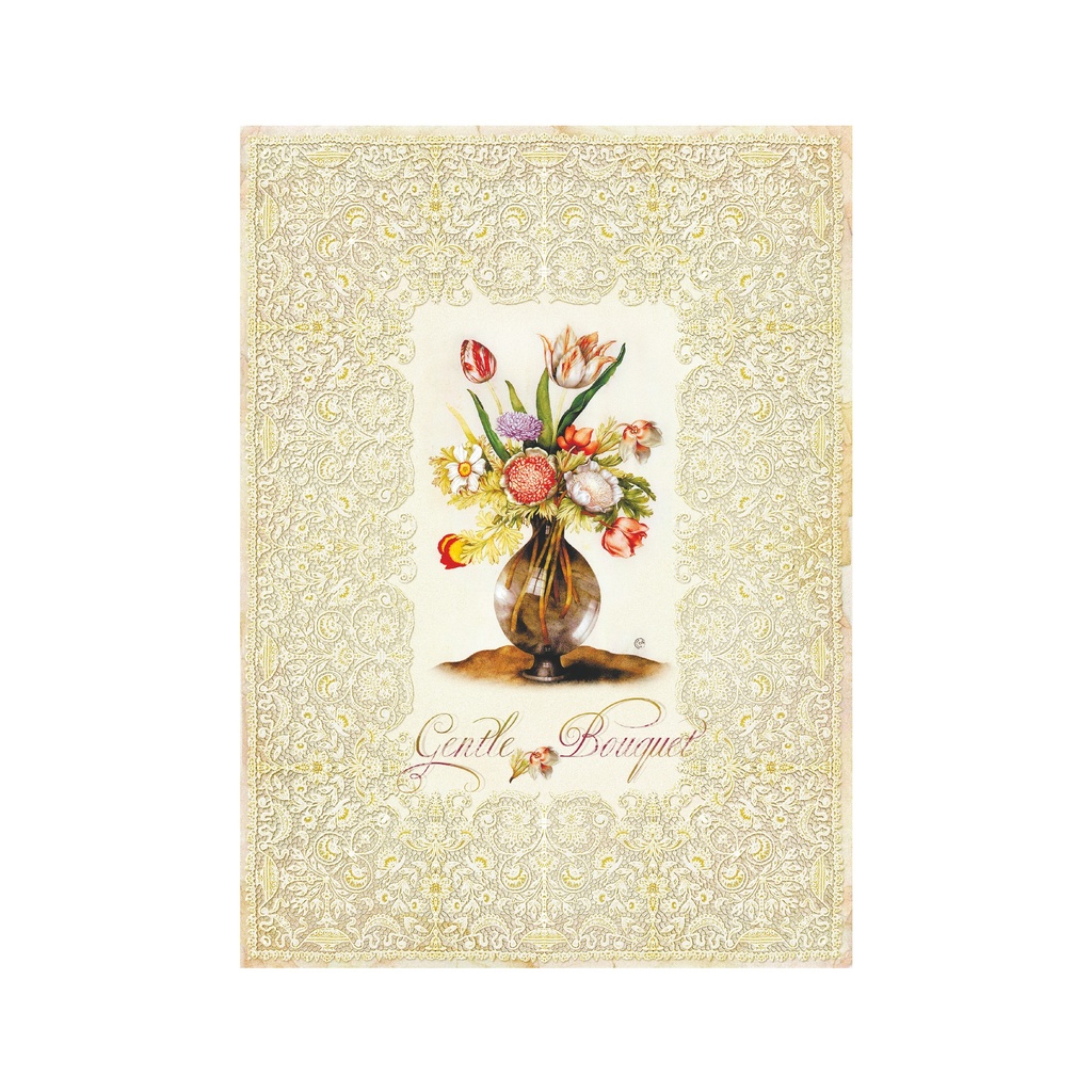 Набор декупажных карт Букеты с тюльпанами, 5 листов, формат А4