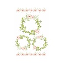 Набор декупажных карт Пасхальные венки, цветы и яйца, 5 листов, формат А4