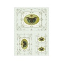 Набор декупажных карт Королевская бабочка, 5 листов, формат А4