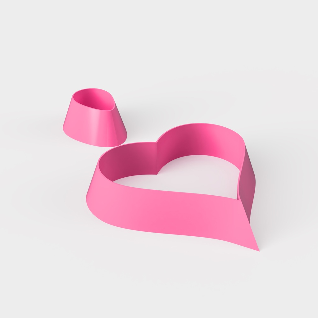 Каттеры (вырубка) для сережек "Сердце"