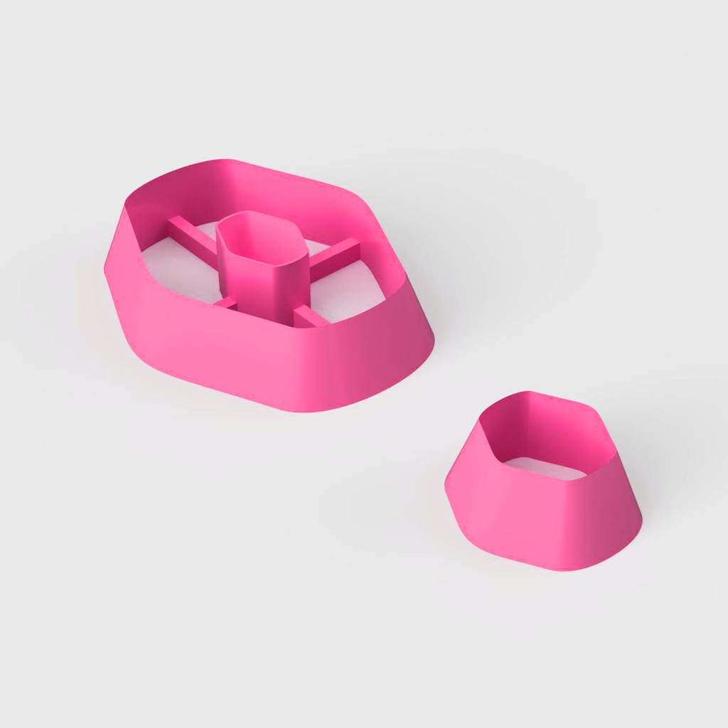 Каттеры (вырубка) для украшений "Шестиугольник"