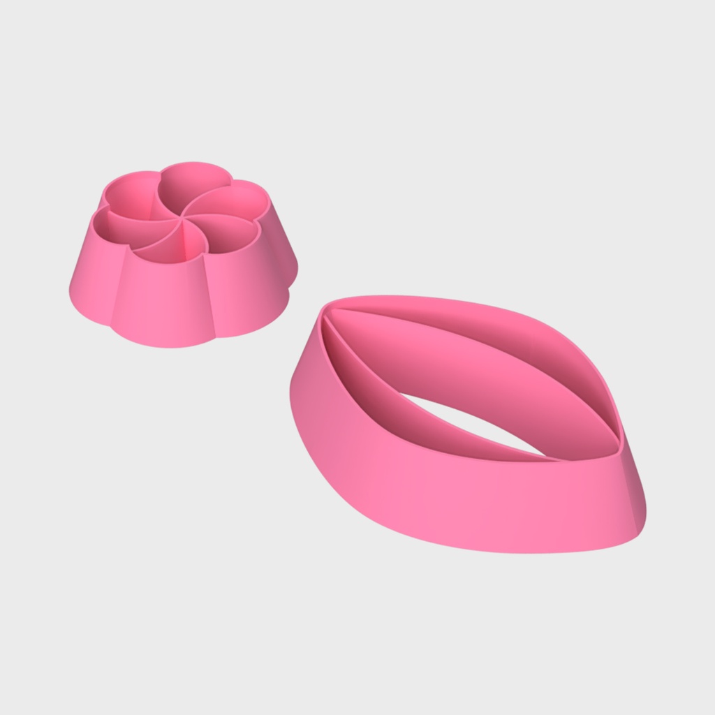 Каттеры (вырубка) для украшений "Маленький цветок"