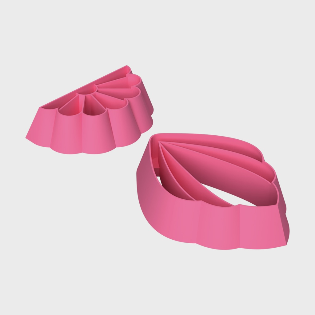 Каттеры (вырубка) для украшений "Цветок и лепесток"