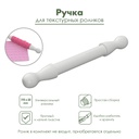 Ручка для текстурных роликов, сборная пластиковая ручка в ролик для полимерной глины