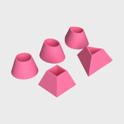 Мини-каттеры (вырубка) для украшений "Фигурки", 5 шт.